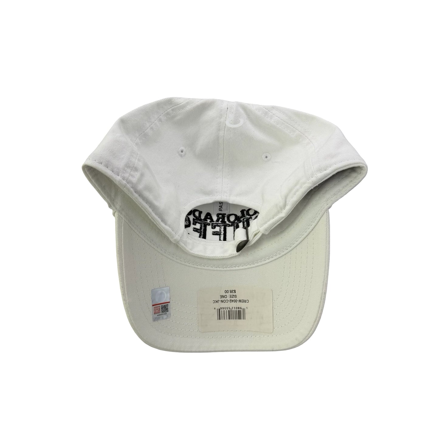 Colorado Buffaloes College Dad Hat - White