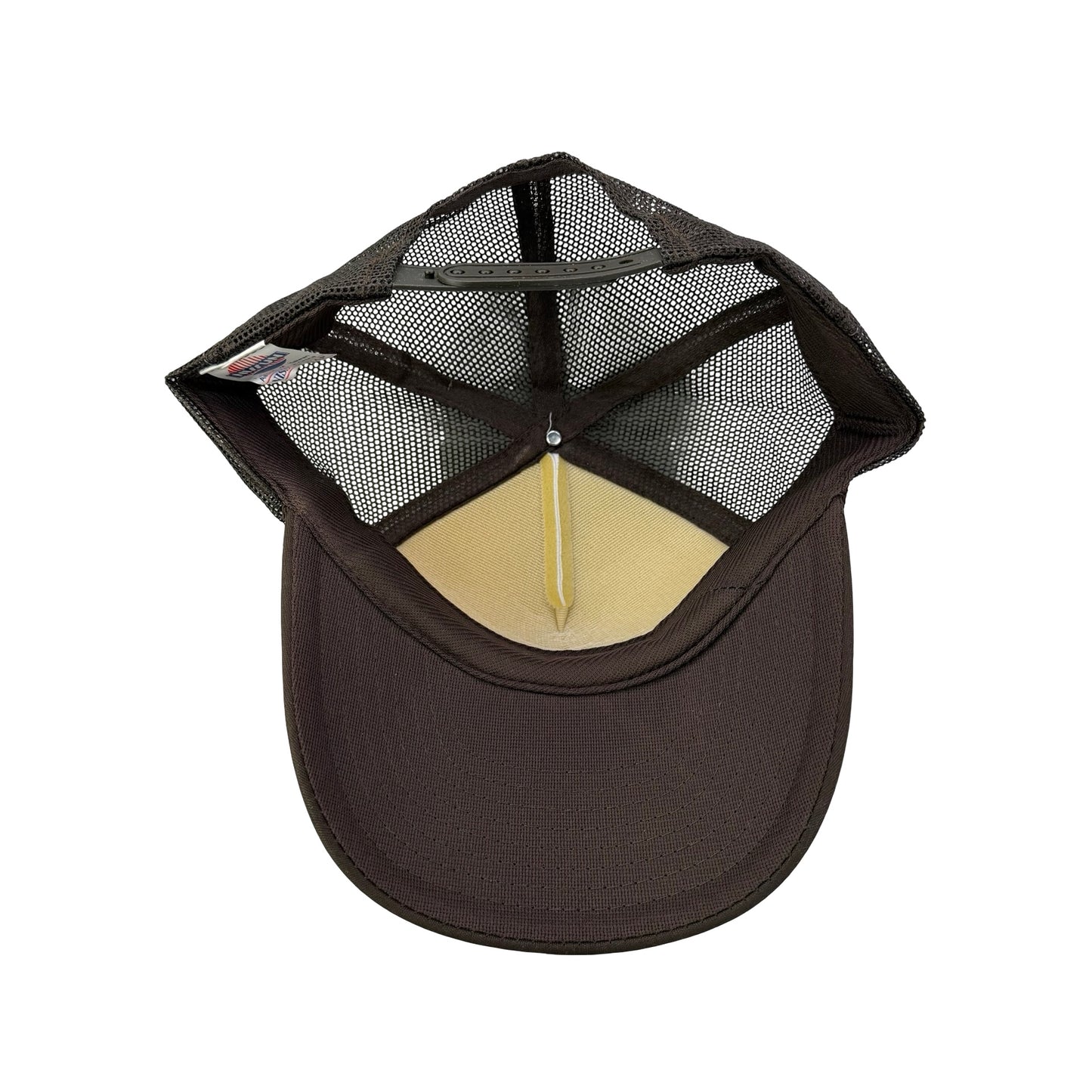 Vintage 2000s Y2K James Brown Trucker Hat - Brown