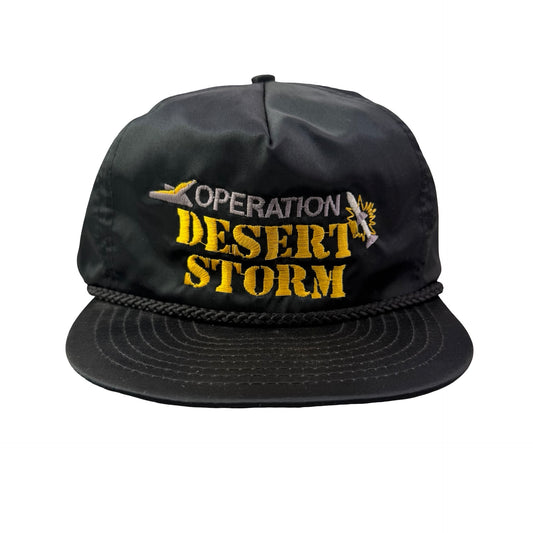 Vintage Desert Storm Military War Nylon Hat