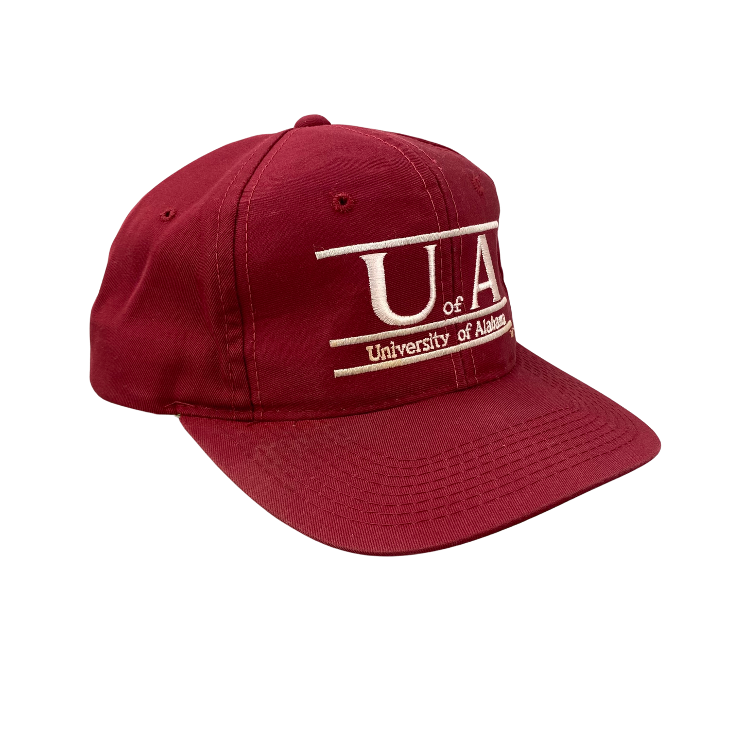 Vintage 90s Alabama Crimson Tide College Bar Line Hat