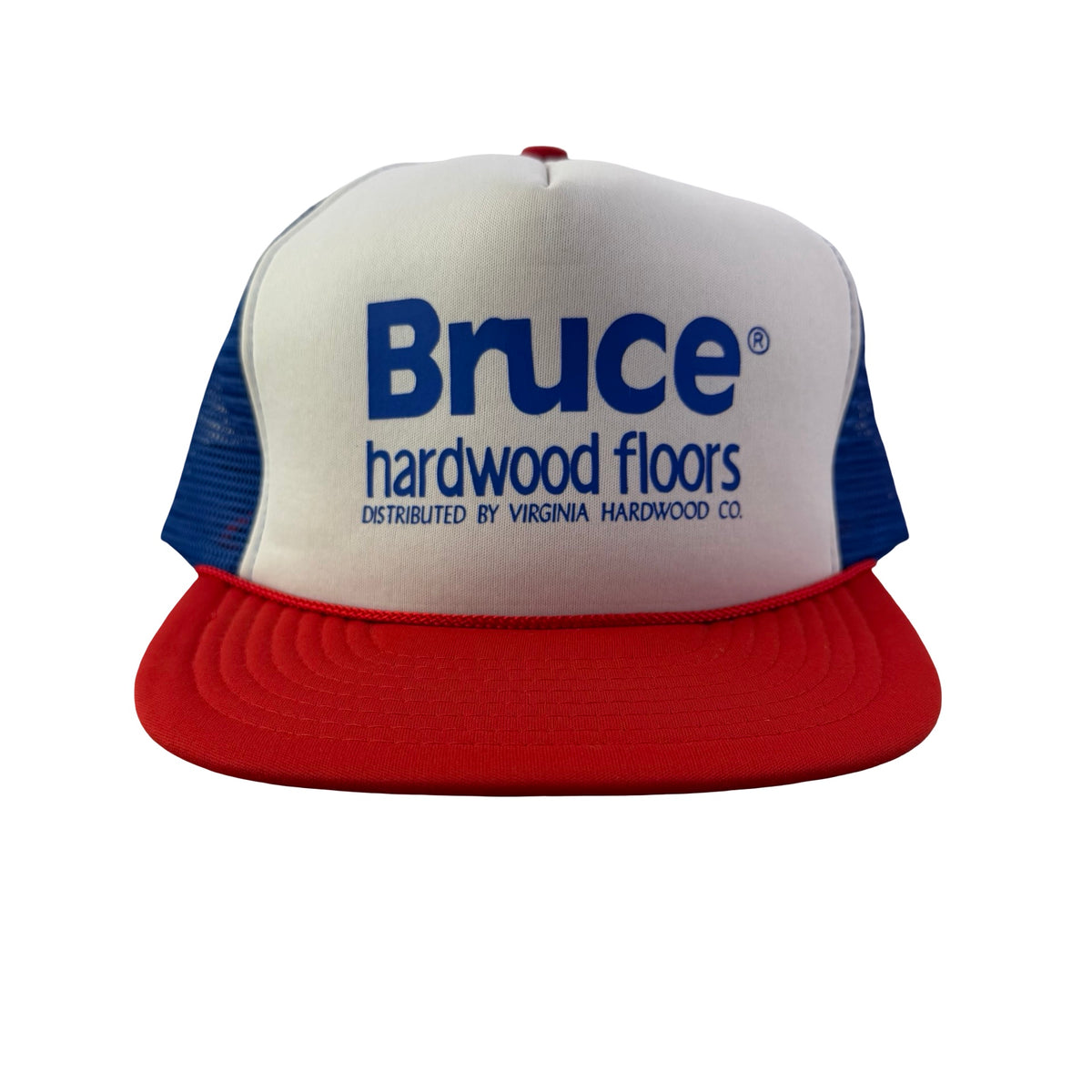 Vintage 90s Bruce Hardwood Floors Trucker Hat