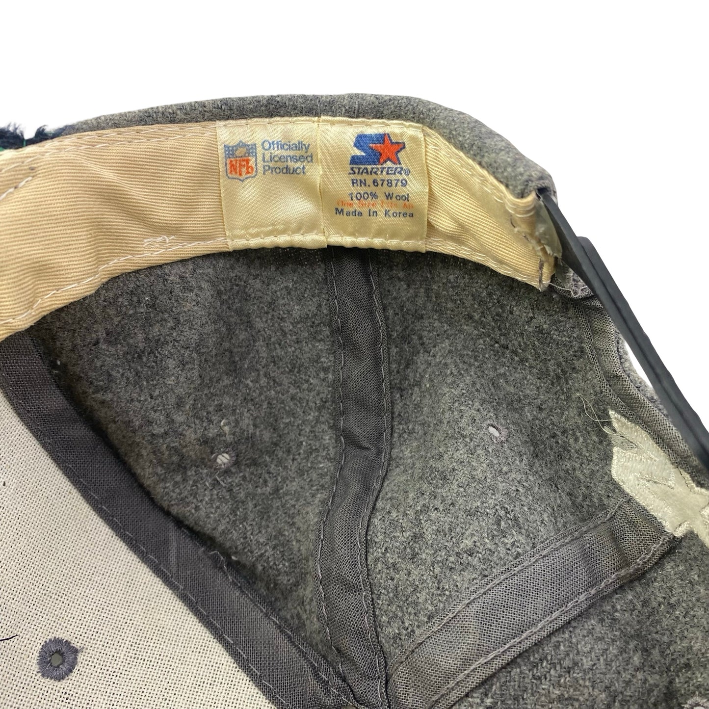 Vintage 90s Chicago Bears Sports Specialties Gray Wool Script Hat