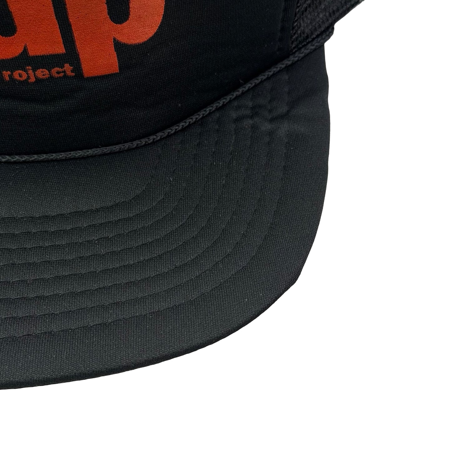 Vintage MAP Minority AIDS Project Trucker Rope Cord Hat