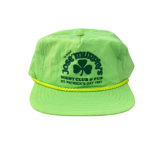 Vintage 90s Cord Rope Hat - Jose Murphy’s Night Club and Pub x St Patrick’s Day