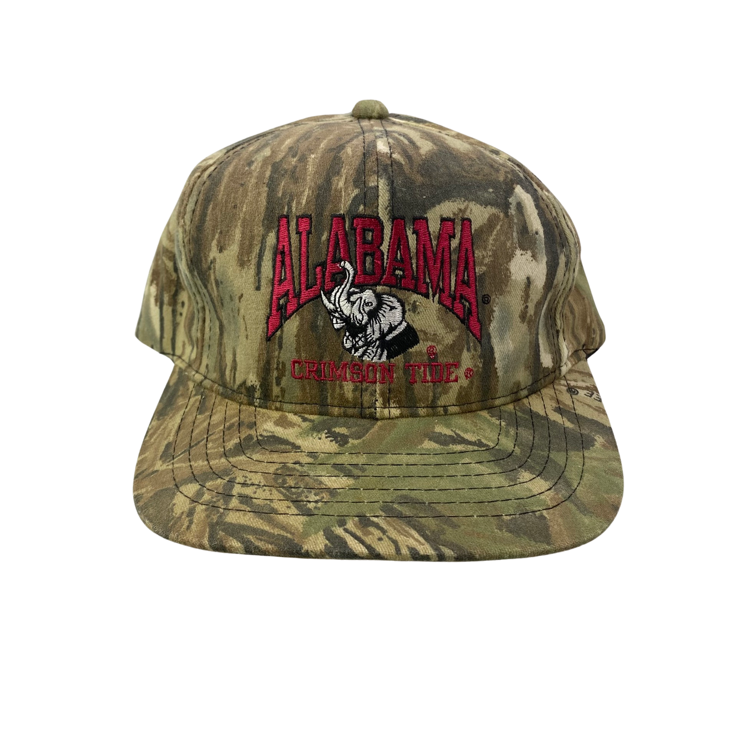 Vintage 90s Alabama Crimson Tide College Camo Hunting Hat