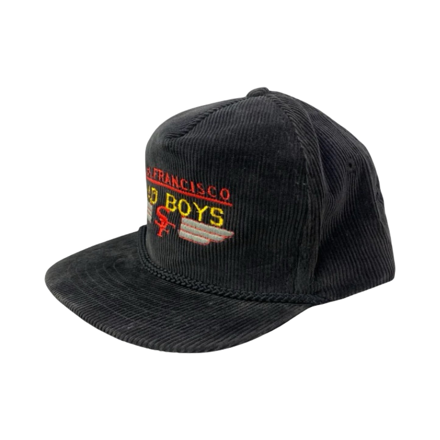 Vintage 80s San Francisco 49ers Bad Boys Corduroy Hat