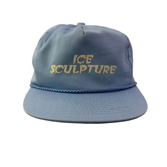 Vintage 90s Ice Sculpture Rope Cord Hat