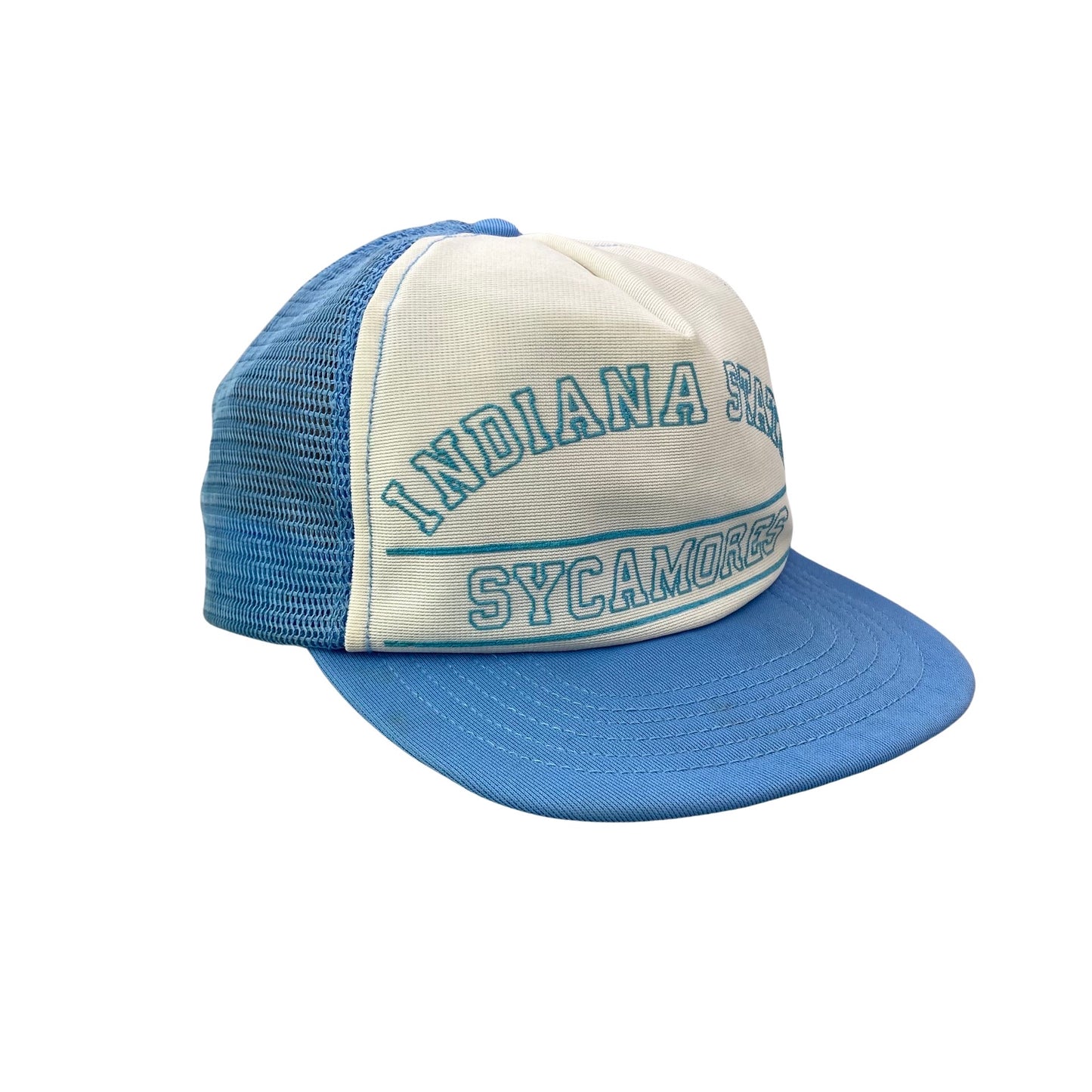 Vintage 70s 80s Indiana St Sycamores College Trucker Hat