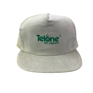 Vintage 80s 90s Telone Soil Fumigents Corduroy Hat - C