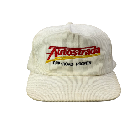 Vintage 80s 90s Autostrada Off-Road Proven Corduroy Hat