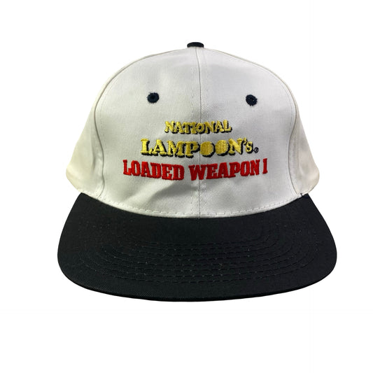 Vintage 90s 1993 National Lampoon’s Loaded Weapon I Movie Promo Hat