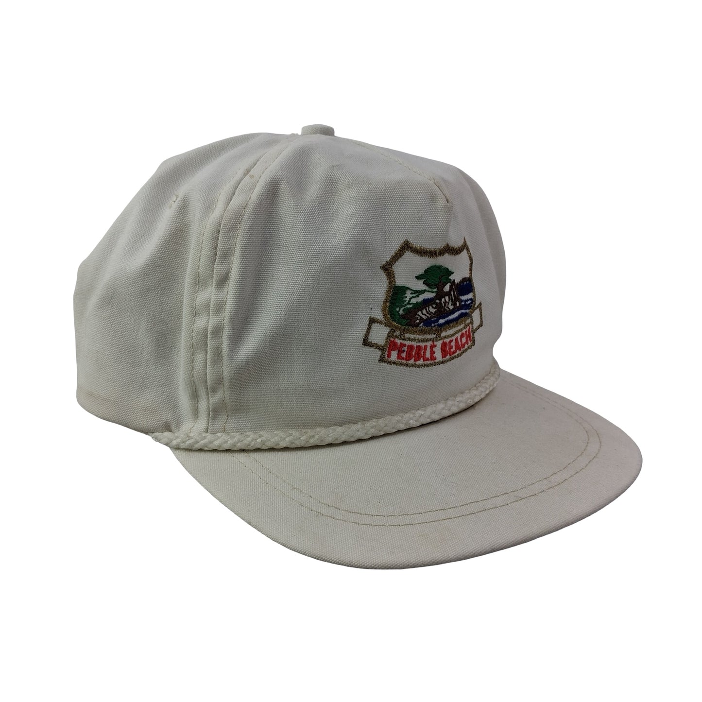 Vintage 70s 80s Pebble Beach Golf Cord Rope Hat