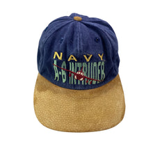 Load image into Gallery viewer, Vintage Navy A6 Intruders Aircraft - Military Naval Hat
