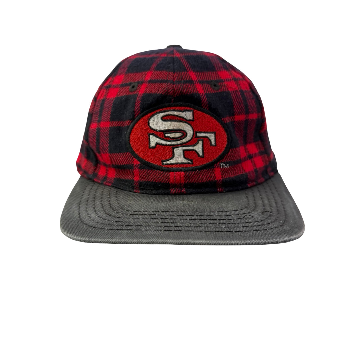 Vintage San Francisco 49ers Plaid Hat - YOUTH