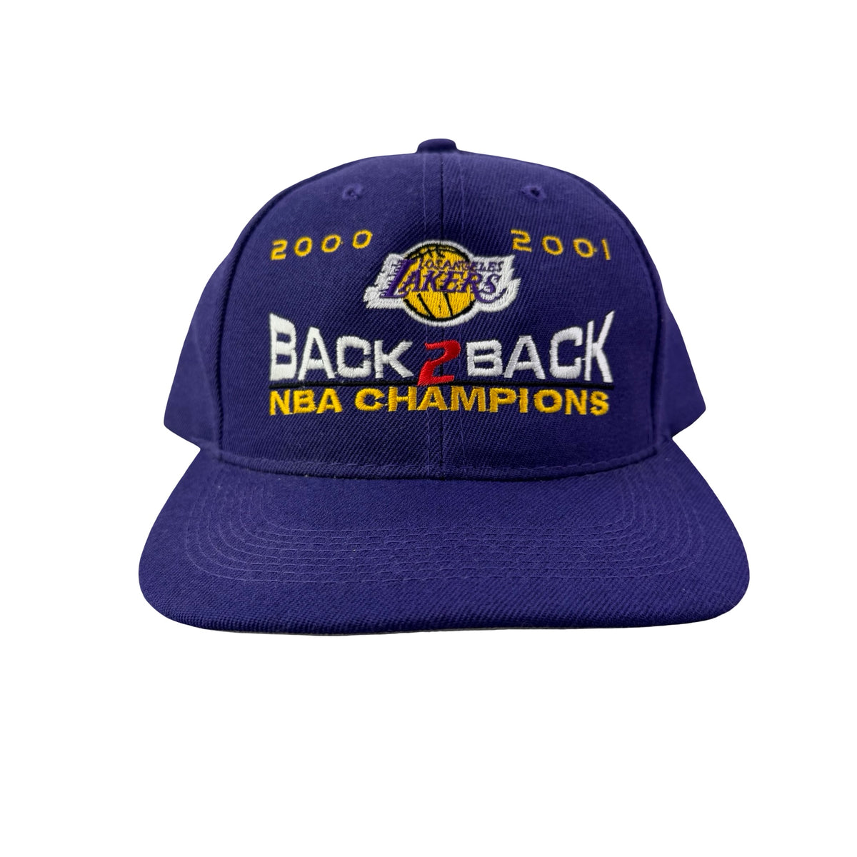 Vintage 2000s LA Lakers Back to Back Champions - Kobe & Shaq Era Hat