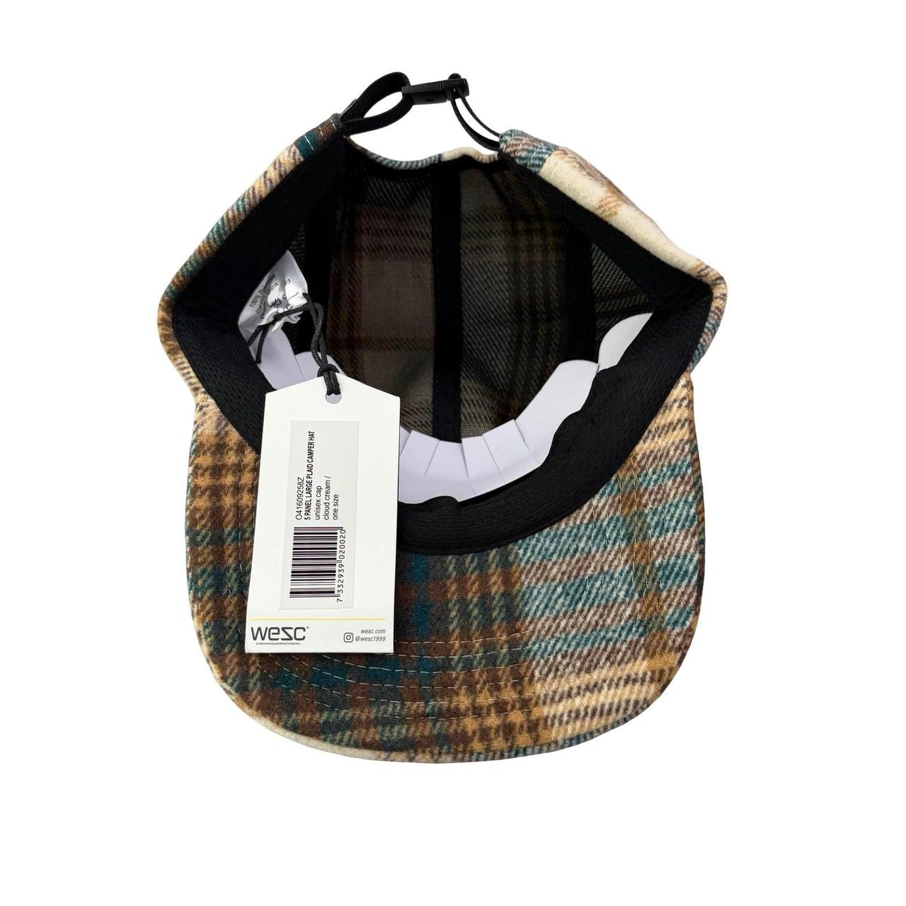 WESC We Are the Superlative Conspiracy 5 panel camper tweed Swedish hat