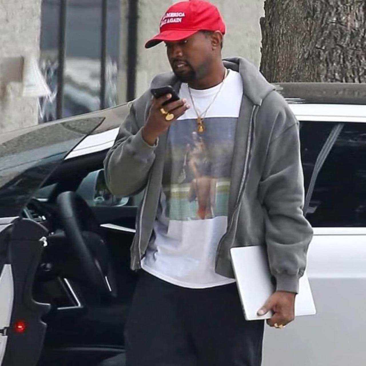 Kanye West x Saint Pablo x Kim Kardashian tennis long sleeve white shirt XL