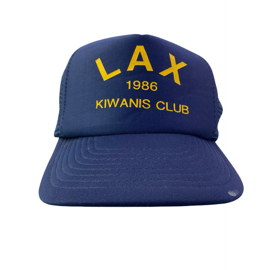 Vintage 80s 1986 LAX Kiwanis Club Golf Golfing Hat