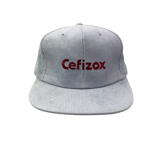 Vintage 80s 90s Cefizox Corduroy Hat - A