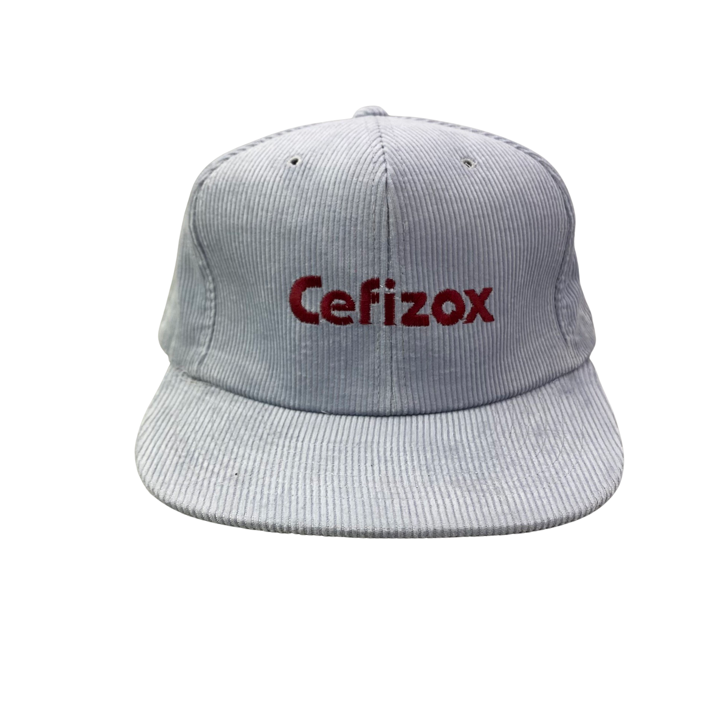 Vintage 80s 90s Cefizox Corduroy Hat - A