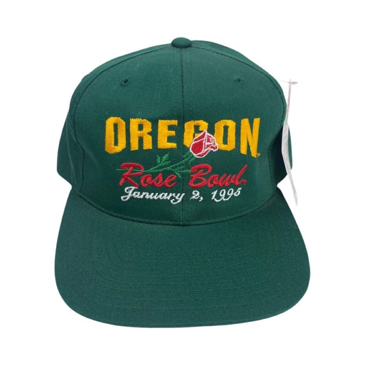 Vintage 90s 1995 Oregon Ducks Rose Bowl Game College Football Hat