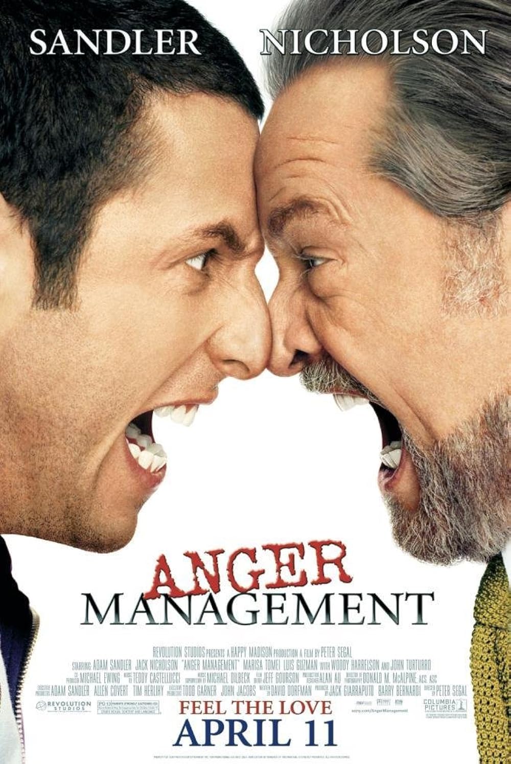 Vintage 2000s Anger Management (2003) Adam Sandler & Jack Nicholson Movie Promo Hat - B