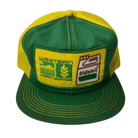 Vintage 70s Western Farm Services x Ridomil Hat