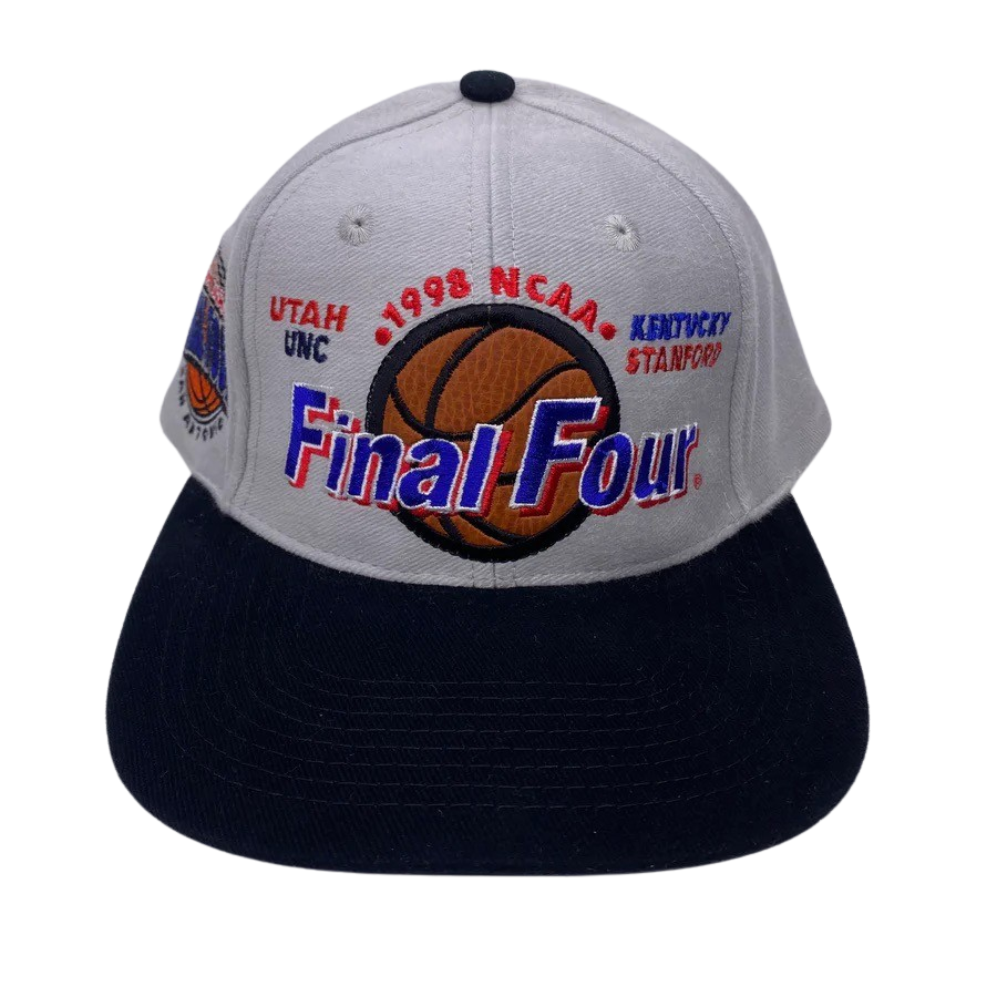 Vintage 1998 Final Four Basketball - Utah, Kentucky, Stanford, North Carolina Hat