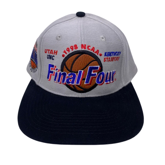 Vintage 1998 Final Four Basketball - Utah, Kentucky, Stanford, North Carolina Hat