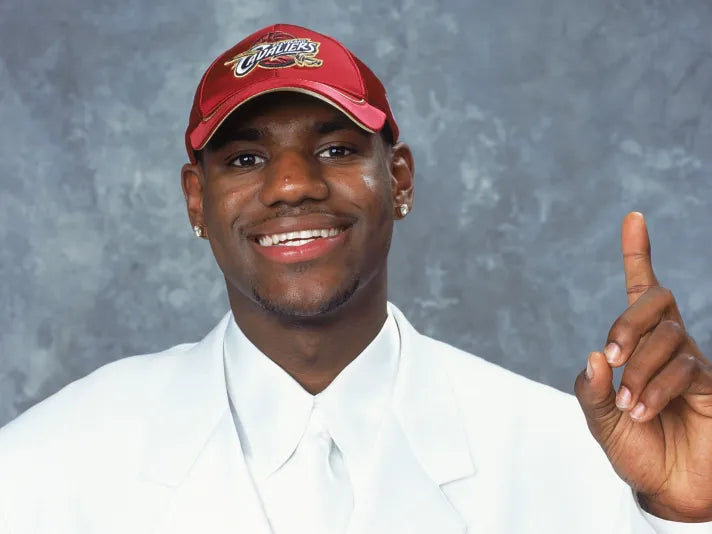 Vintage 2000s 2003 Cleveland Cavs x LeBron James Draft Day Nike Hat