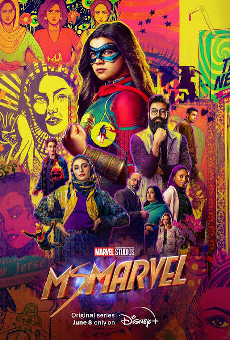 2022 Ms Marvel x Marvel Studios Mini Series Promo Cast & Crew Hat