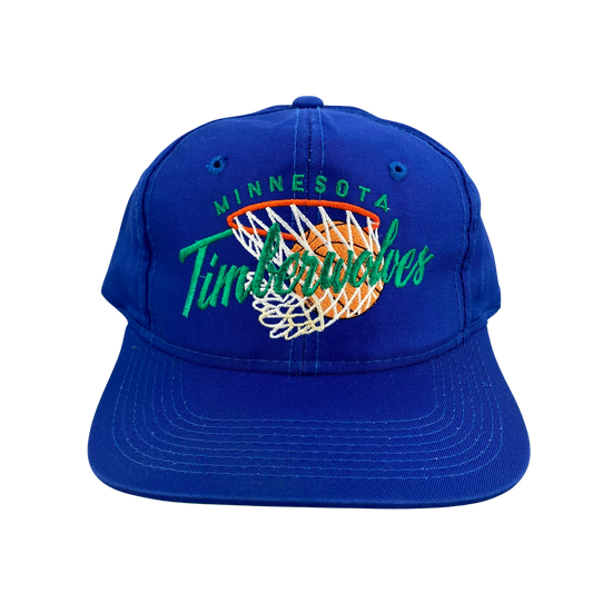 Vintage 90s Minnesota Timberwolves x Drew Pearson Hat