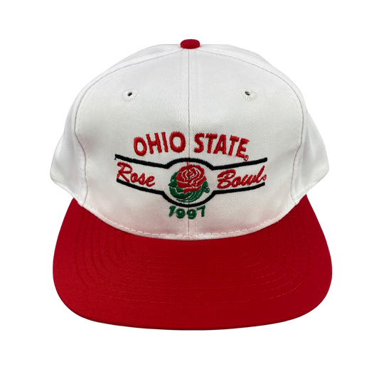 Vintage 90s Ohio St Buckeyes (OSU) Rose Bowl College Football Hat