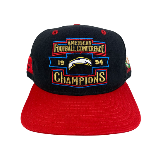 Vintage 90s San Diego Chargers AFC Champions (1994) Hat