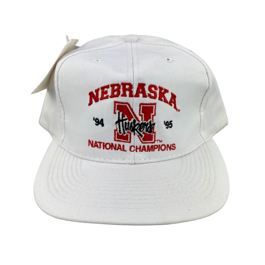 Vintage 90s Nebraska Huskers College Football Hat