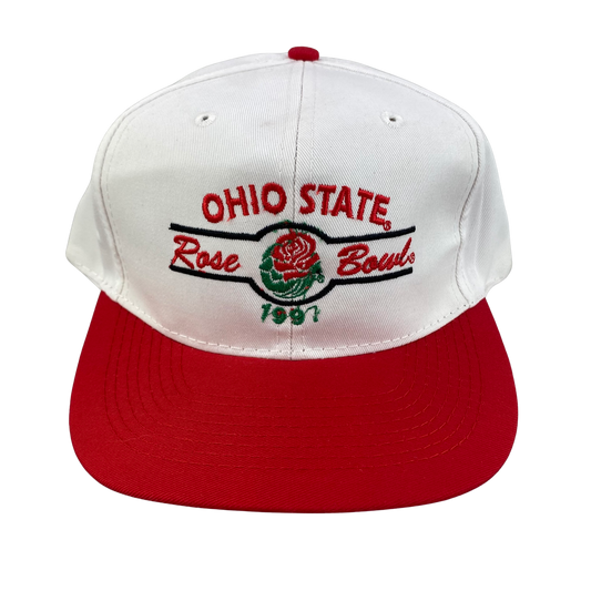 Vintage 90s Ohio St Buckeyes (OSU) Rose Bowl College Football Hat