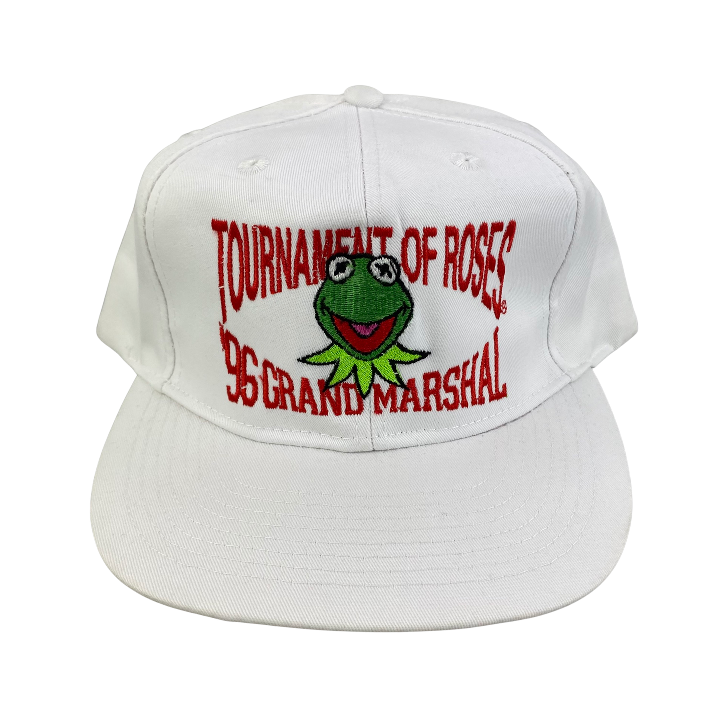 Vintage 90s Kermit Grand Marshall x Pasadena Rose Parade Hat