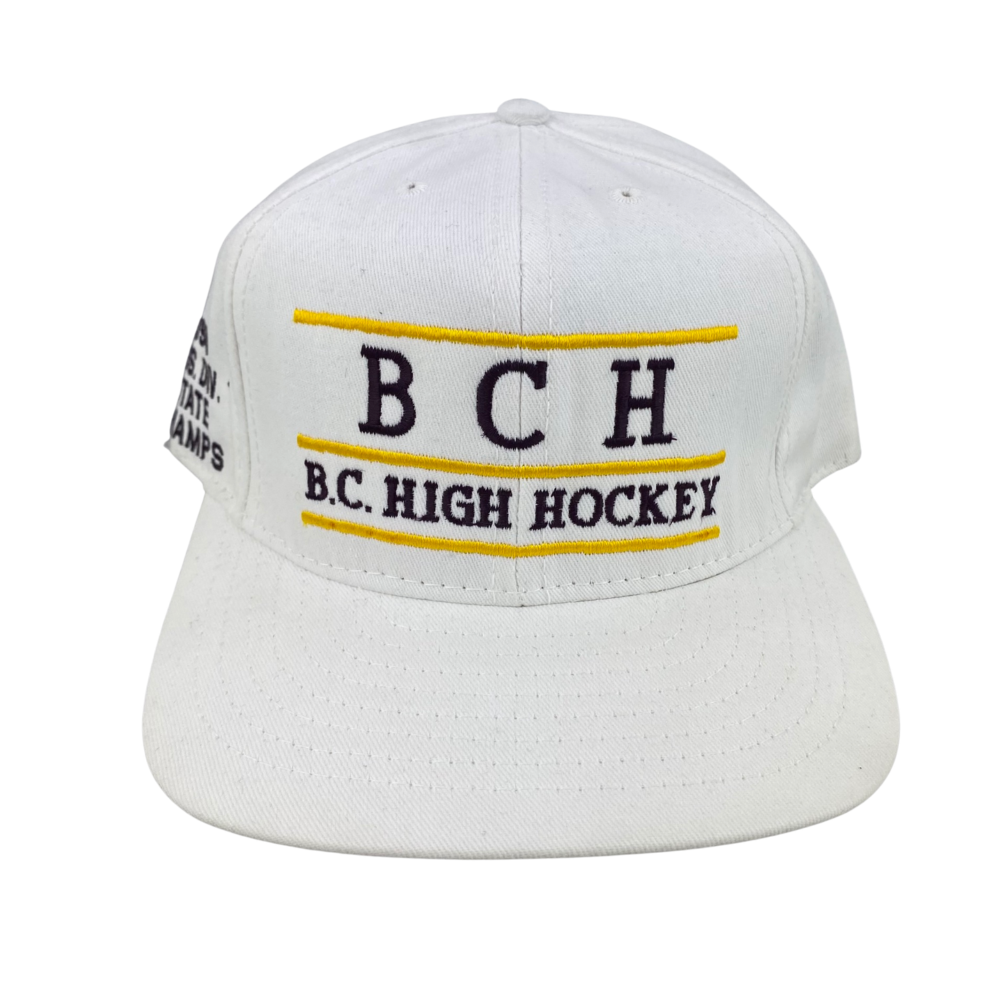 Vintage 90s BCH Massachusetts High School Hockey Hat