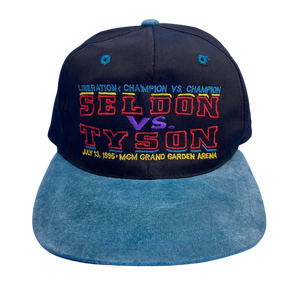 Vintage 90s Mike Tyson vs Bruce Seldon Boxing Fight Hat