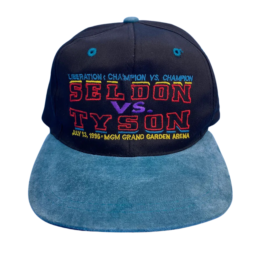 Vintage 90s Mike Tyson vs Bruce Seldon Boxing Fight Hat