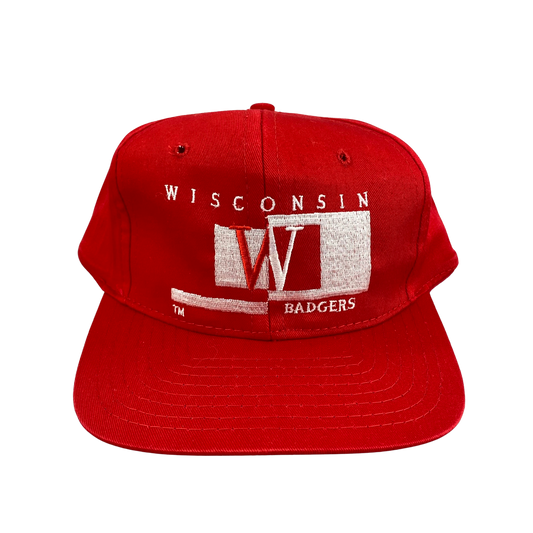 Vintage 90s Wisconsin Badgers Signature Hat