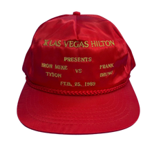 Load image into Gallery viewer, Vintage 90s Mike Tyson vs Frank Bruno Boxing Fight Hat
