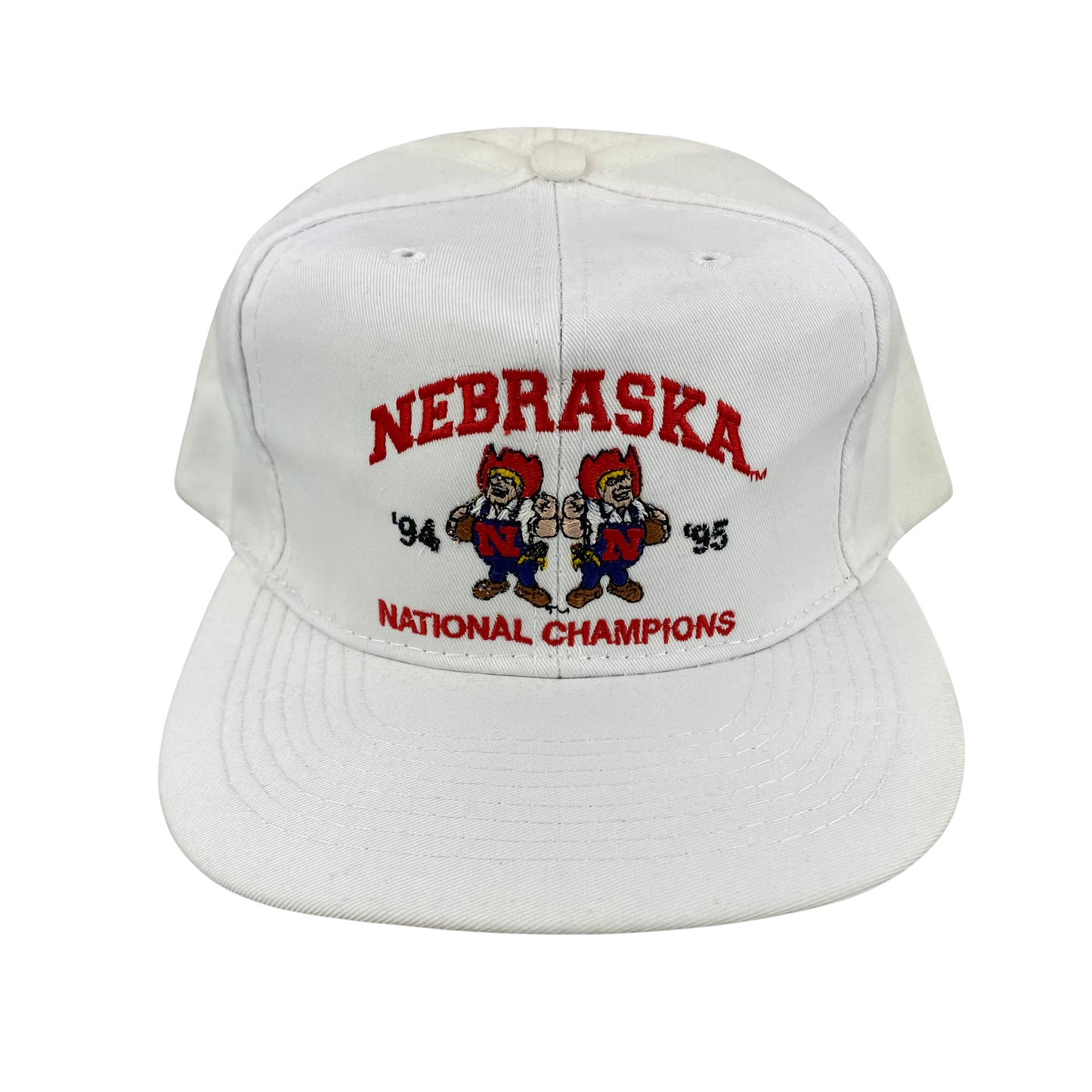 Vintage 90s Nebraska Huskers College Football Hat