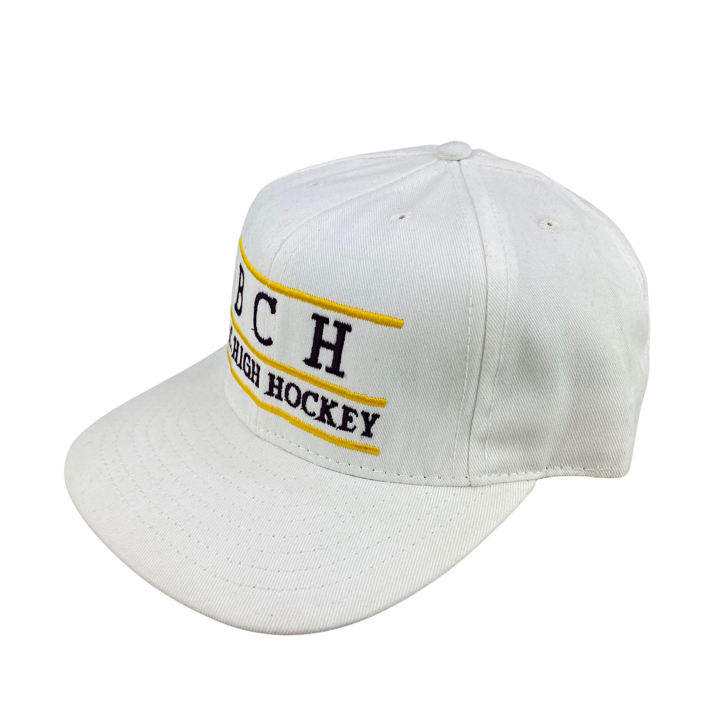 Vintage 90s BCH Massachusetts High School Hockey Hat