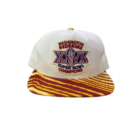 Vintage 90s 1991 Washington Redskins Super Bowl XXVI Champions Hat