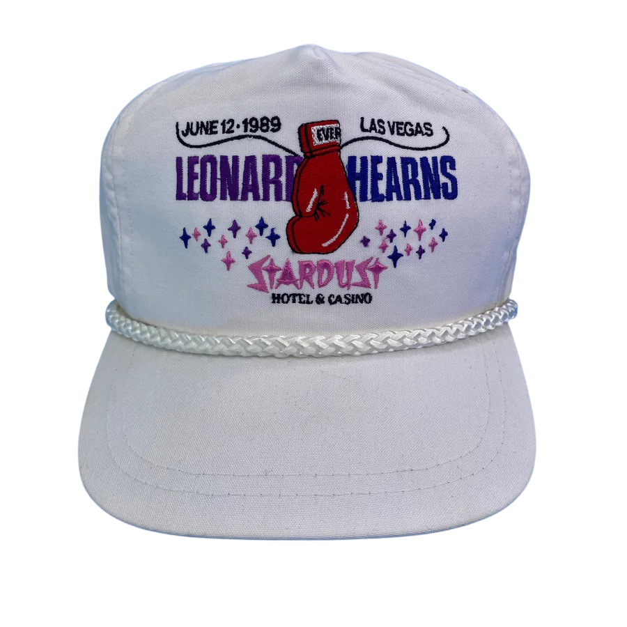 Vintage 90s “The War II” Sugar Ray Leonard vs Thomas “Hitman” Hearns Boxing Fight Hat