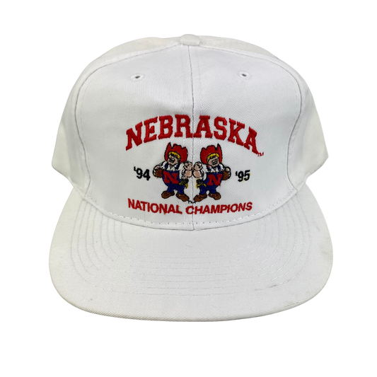 Vintage 90s Nebraska Huskers College Football Hat