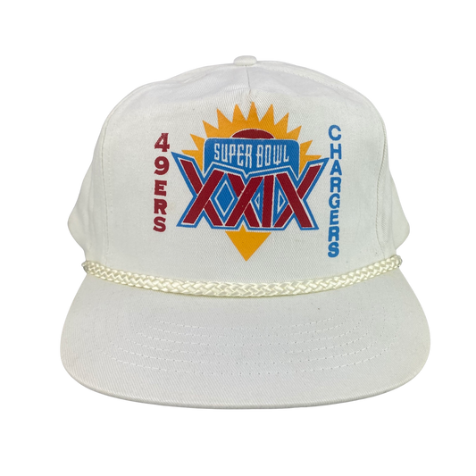 Vintage 1995 San Francisco 49ers vs San Diego Chargers - Super Bowl XXIX Hat