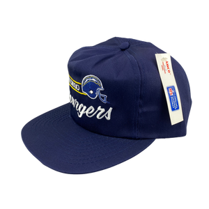 SAN DIEGO CHARGERS New Era Fitted Vintage Hat 90s Hat Cap Size 