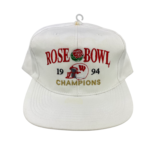 Vintage 90s Wiconsin Badgers 1994 Rose Bowl College Football Hat